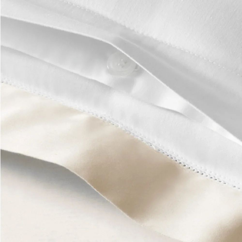 Set Of 2 Ralph Lauren White Coastal Sand Organic Sateen Euro Sham 26 X 26 Pair